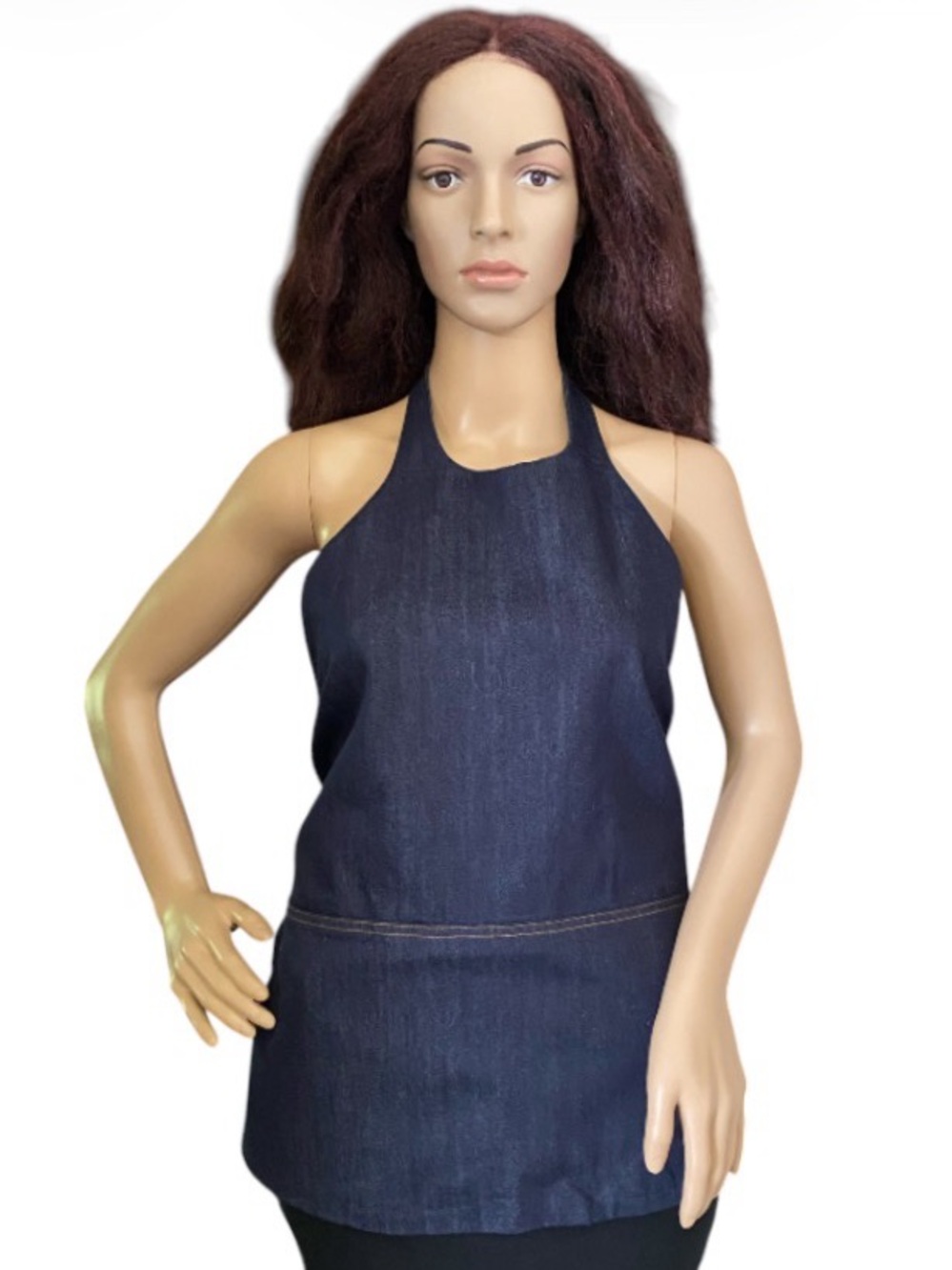 Zara denim halter top